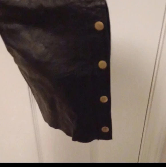 🏍leather Silver Bike chaps🎉 - Picture 7 of 13